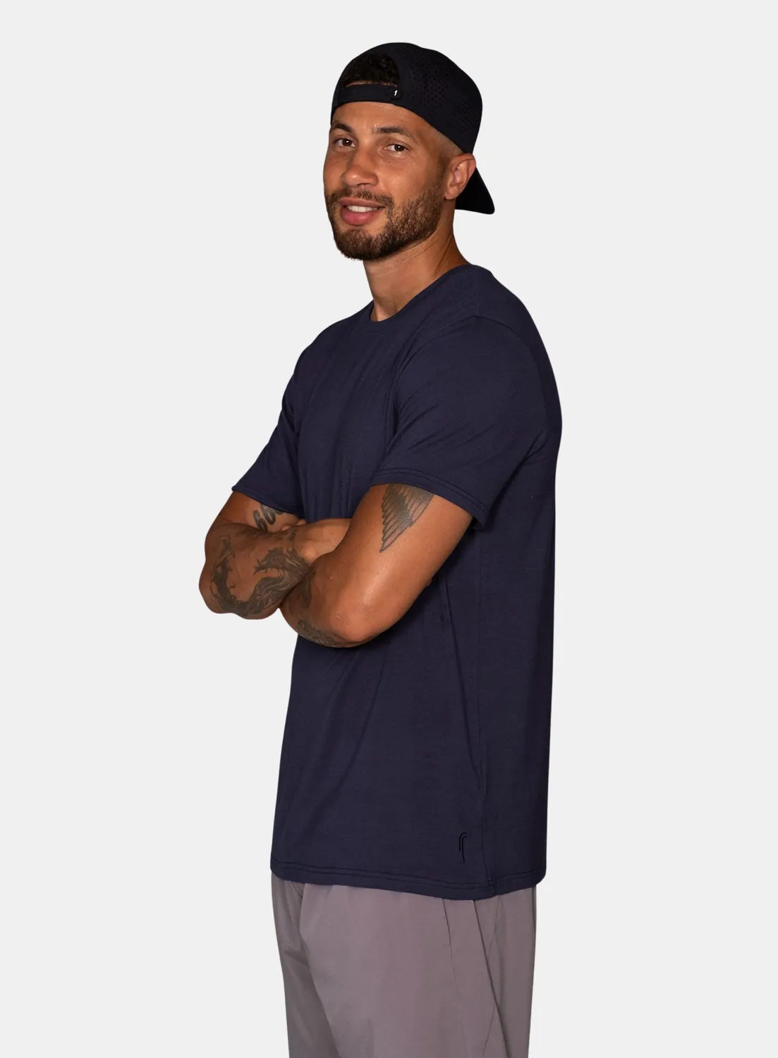 Robin Soderling Men's Paris Modal Tee T-Shirt Herren Stickerei