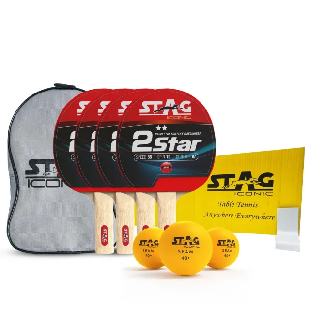 Stag Iconic 2 Star Anywhere Tischtennisset 2+3