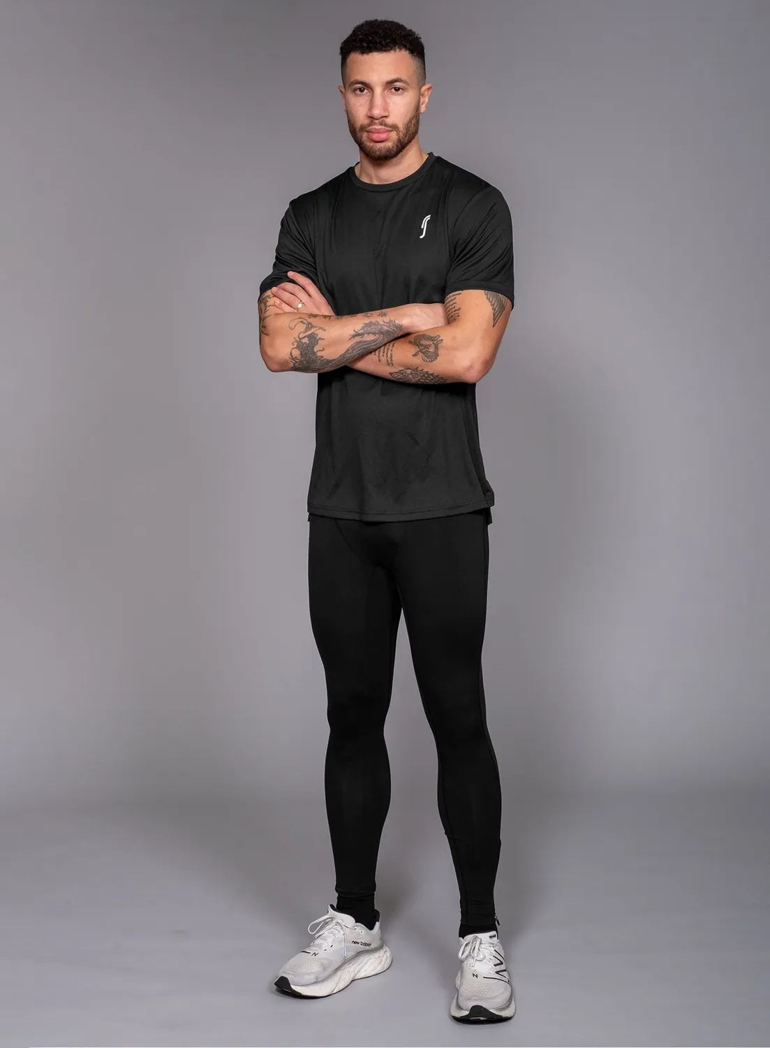 Robin Soderling Performance Running Tights Herren reflektierend