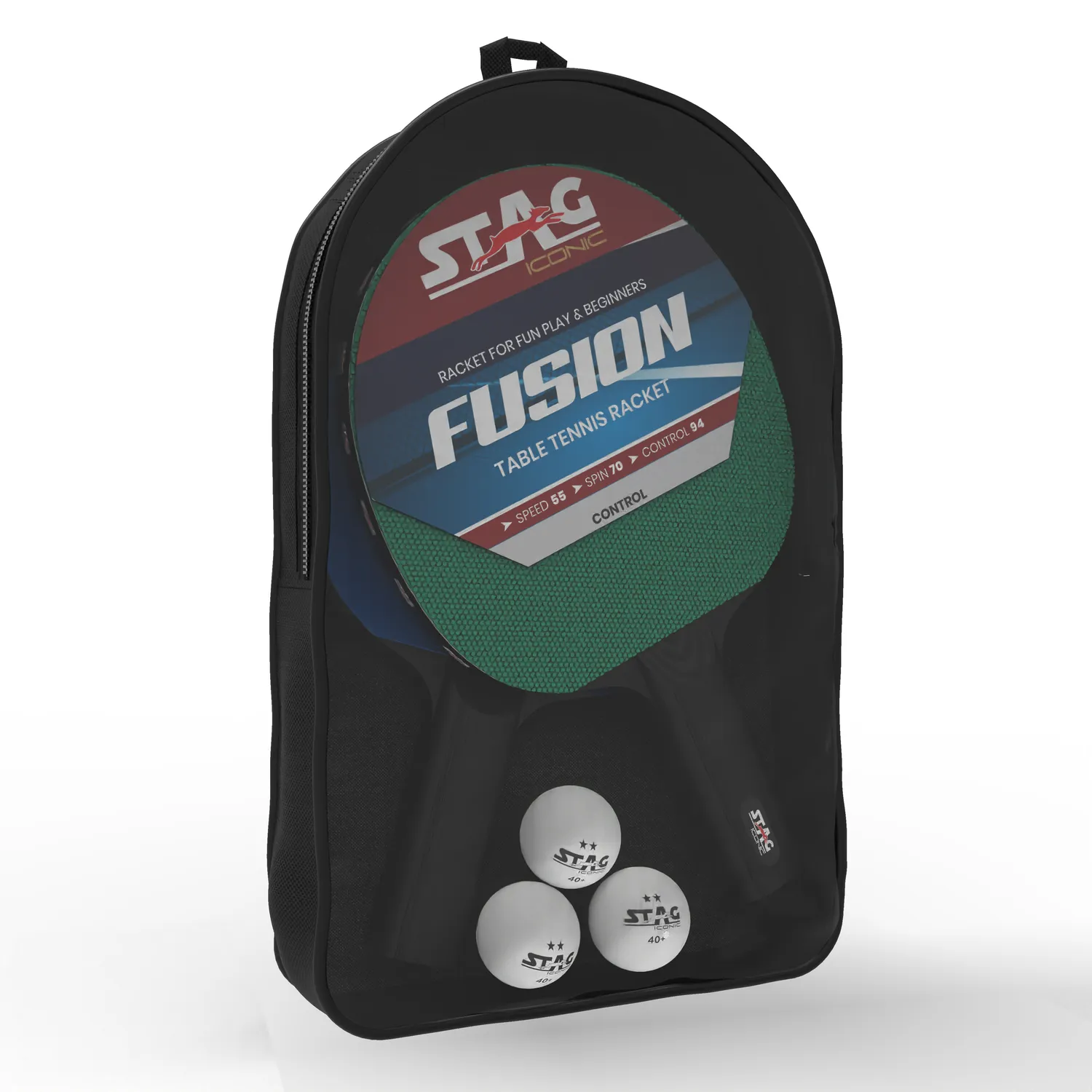 Stag Iconic Fusion Tischtennis-Set mit Hülle