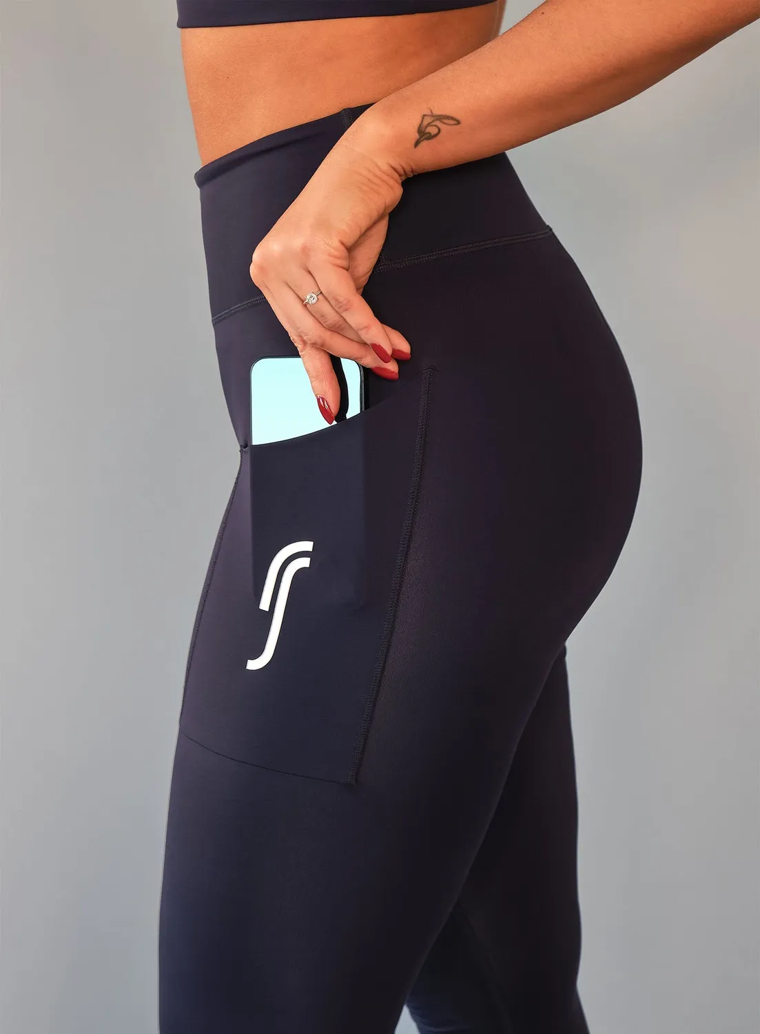 Robin Soderling Stretch Tech Side Pocket Leggings Damen