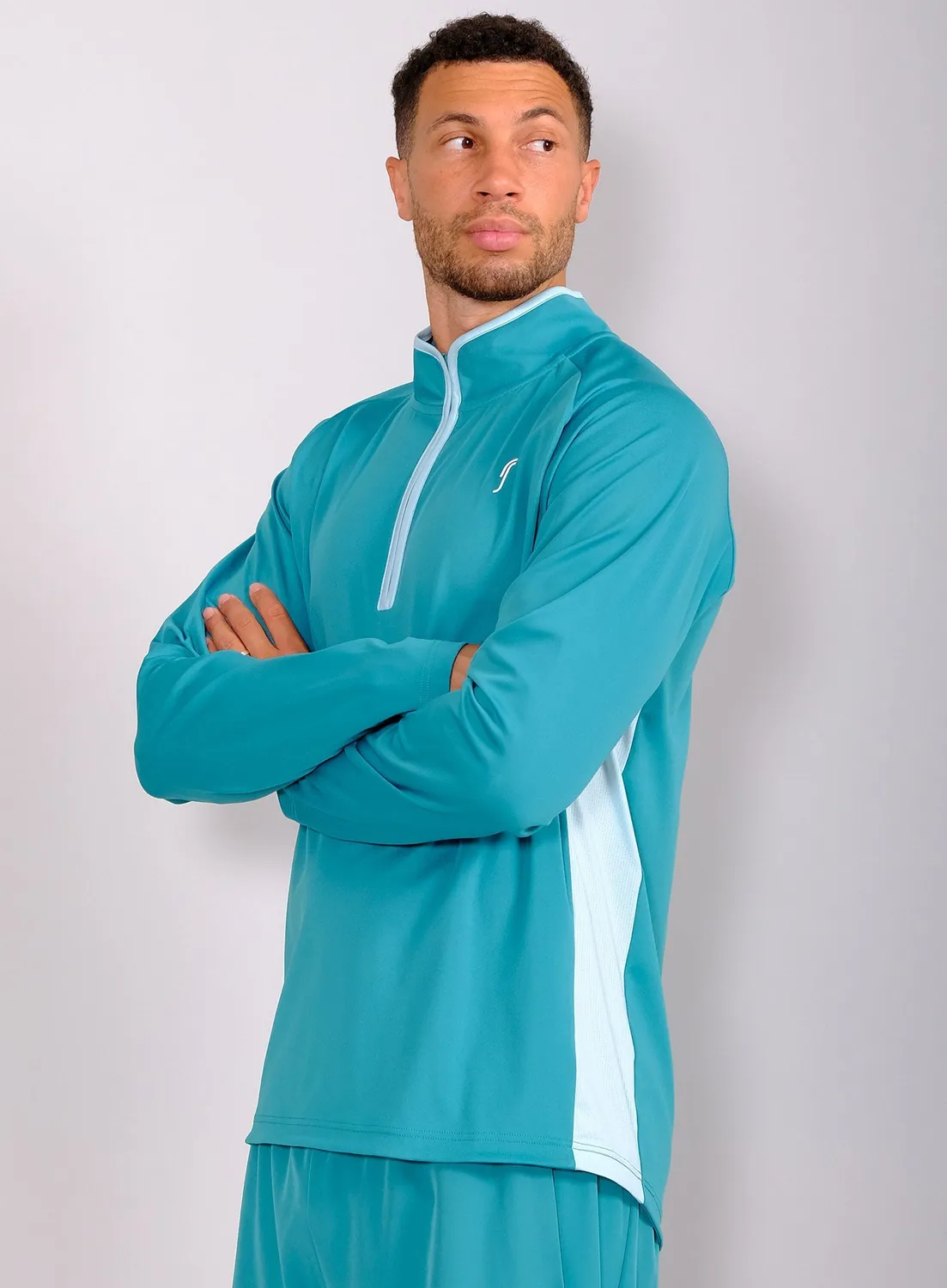 Robin Soderling National Team Half Zip Herren-Trainingsshirt
