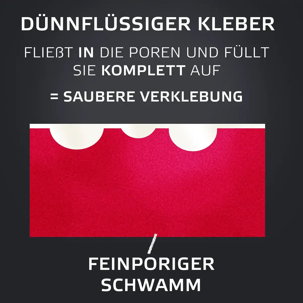 SOULSPIN Connect Belagkleber feinporig lösemittelfrei