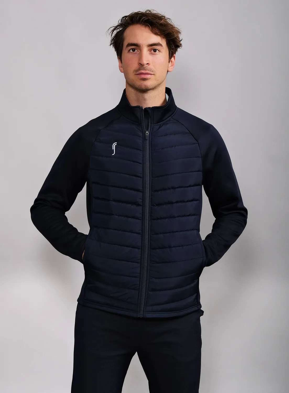 Robin Soderling National Team Padded Herren Hybrid-Steppjacke