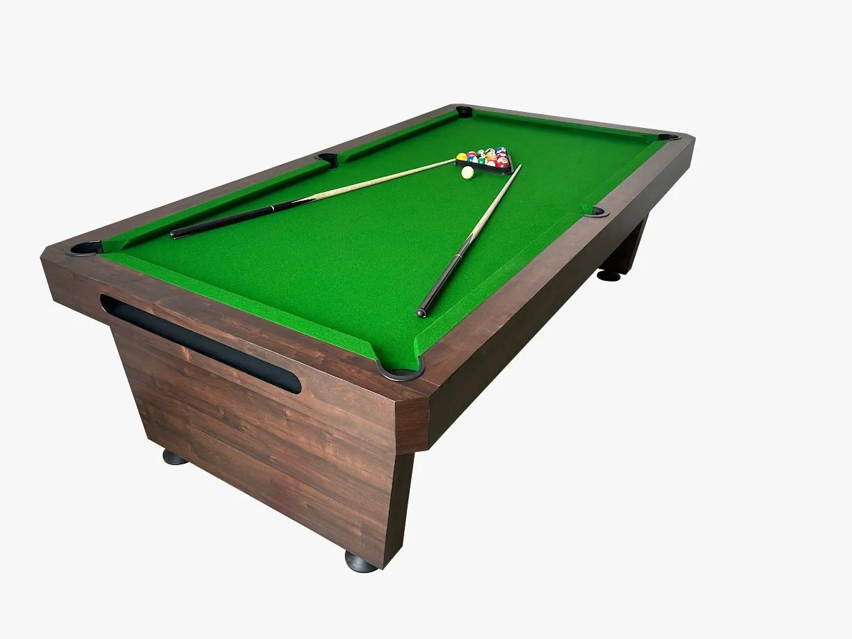 Stag Iconic Pool Billardtisch klappbar 93x54 Zoll mit Set
