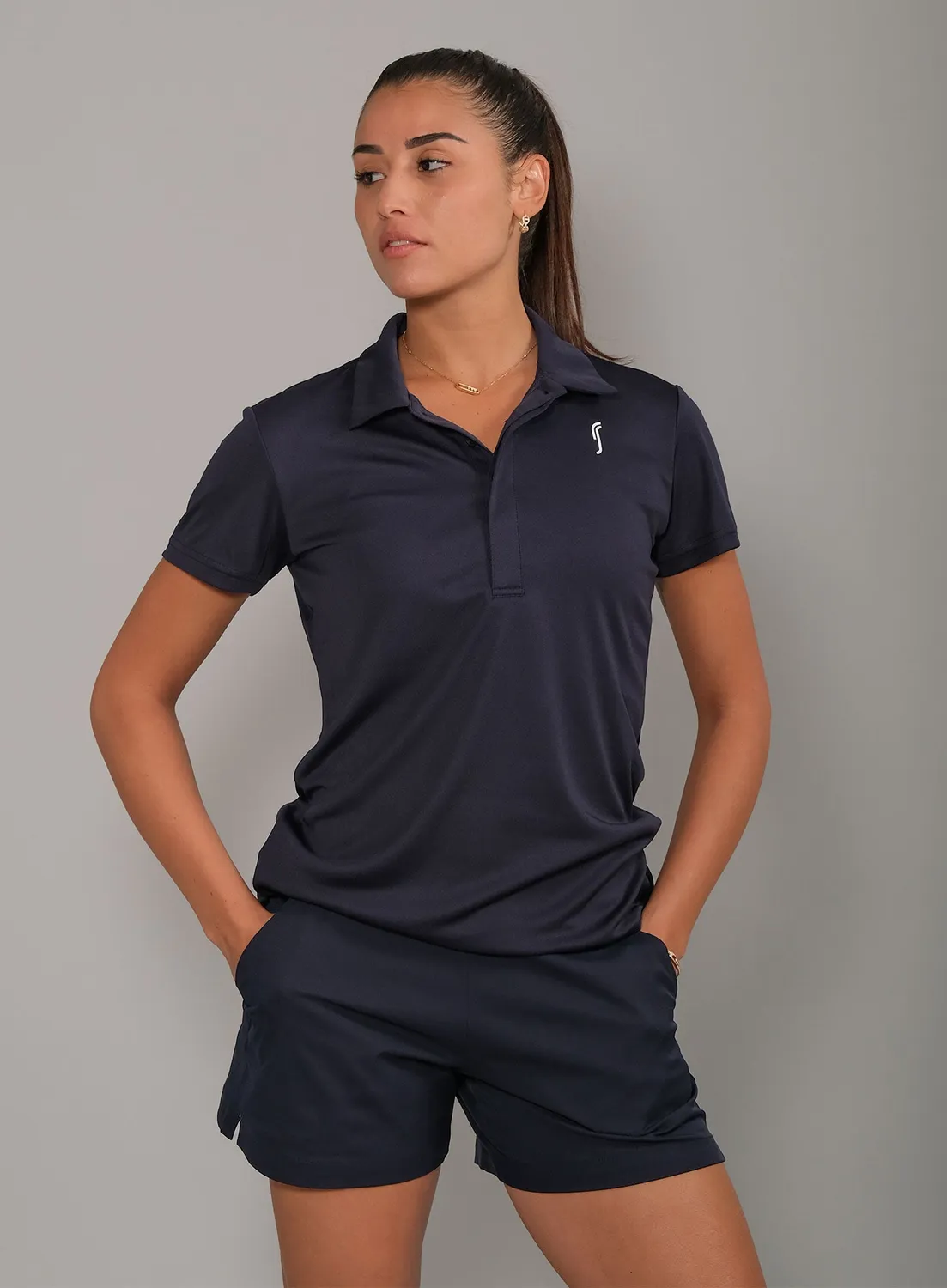 Robin Soderling National Team Damen Golfshorts Navy Stretch
