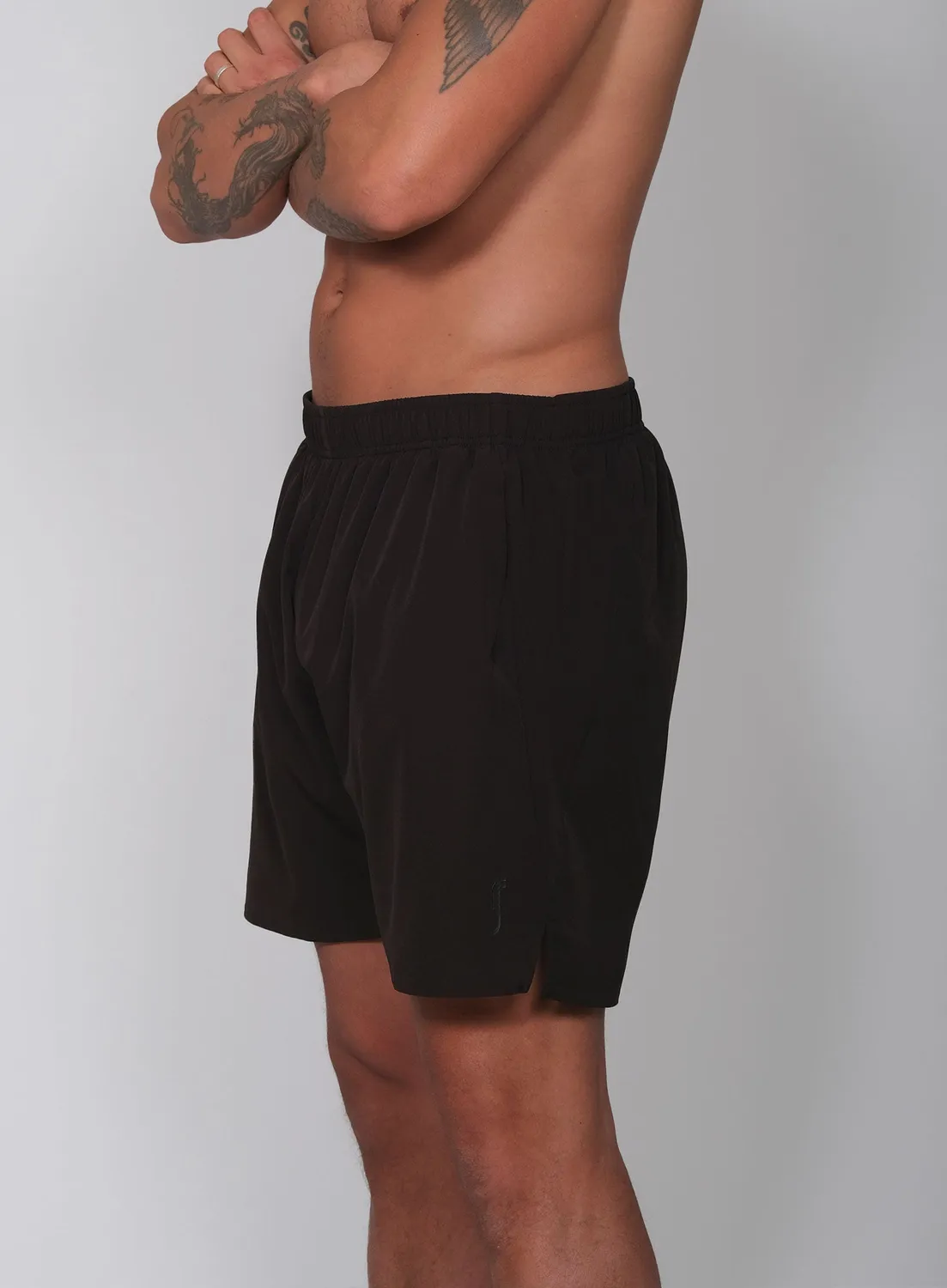 Robin Soderling Performance Herren Shorts 2er-Pack Schwarz