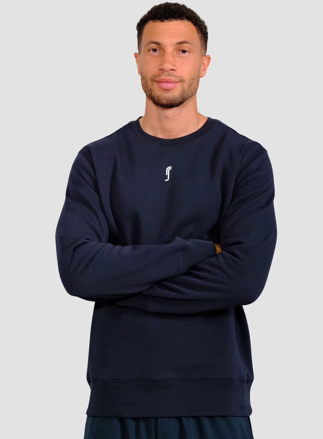Robin Soderling Paris Sweatshirt Herren Rundhals gestickt