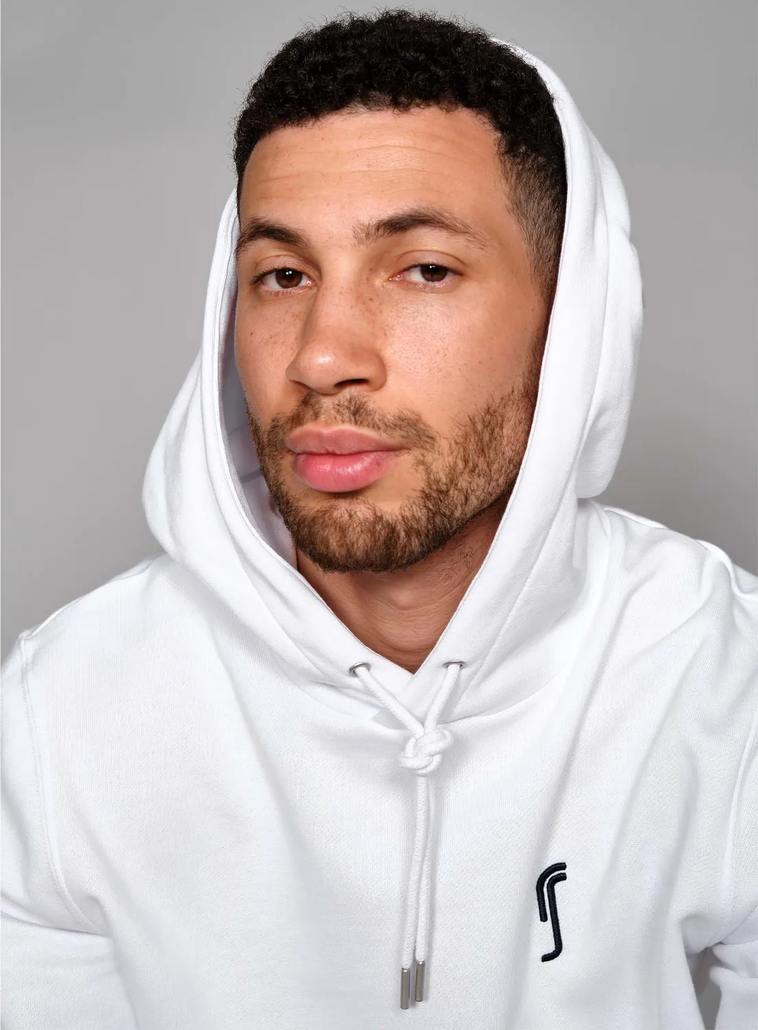 Robin Soderling Paris Hoodie Herren Baumwollmix gestickt