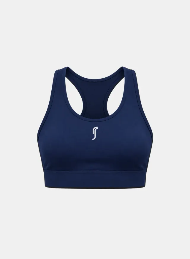 Robin Soderling Stretch Tech Sport-BH Damen Logo Second-Skin