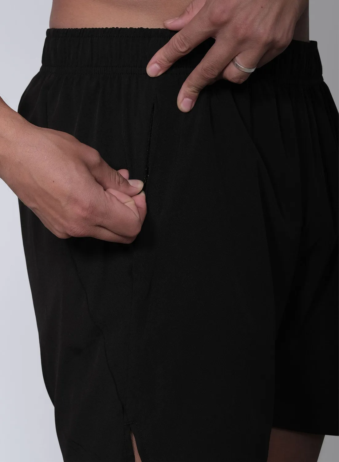 Robin Soderling Performance Herren Shorts 2er-Pack Schwarz