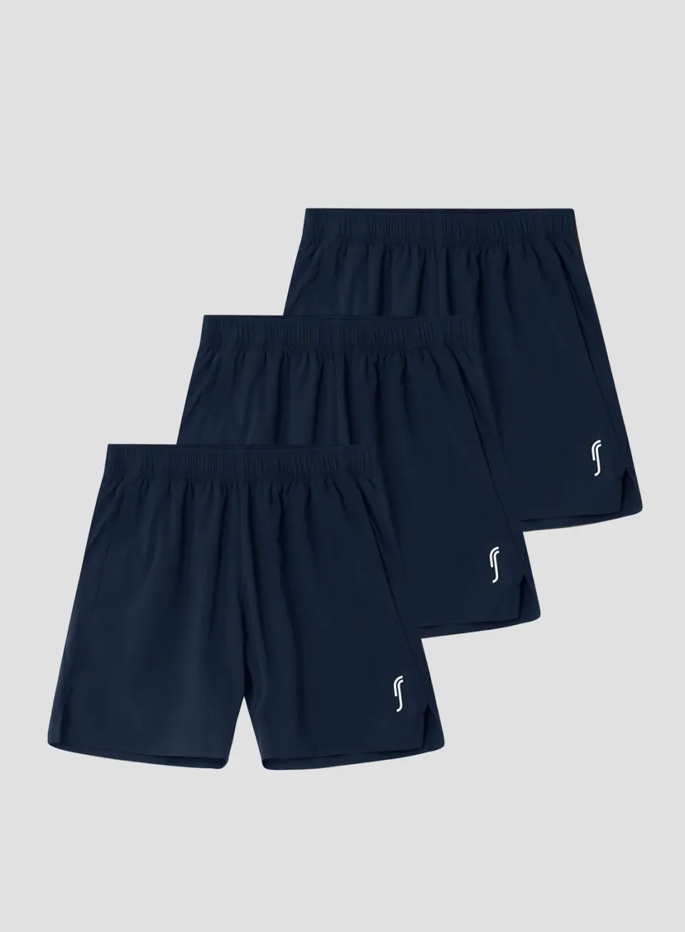 Robin Soderling Performance Shorts Herren 3er-Pack Navy