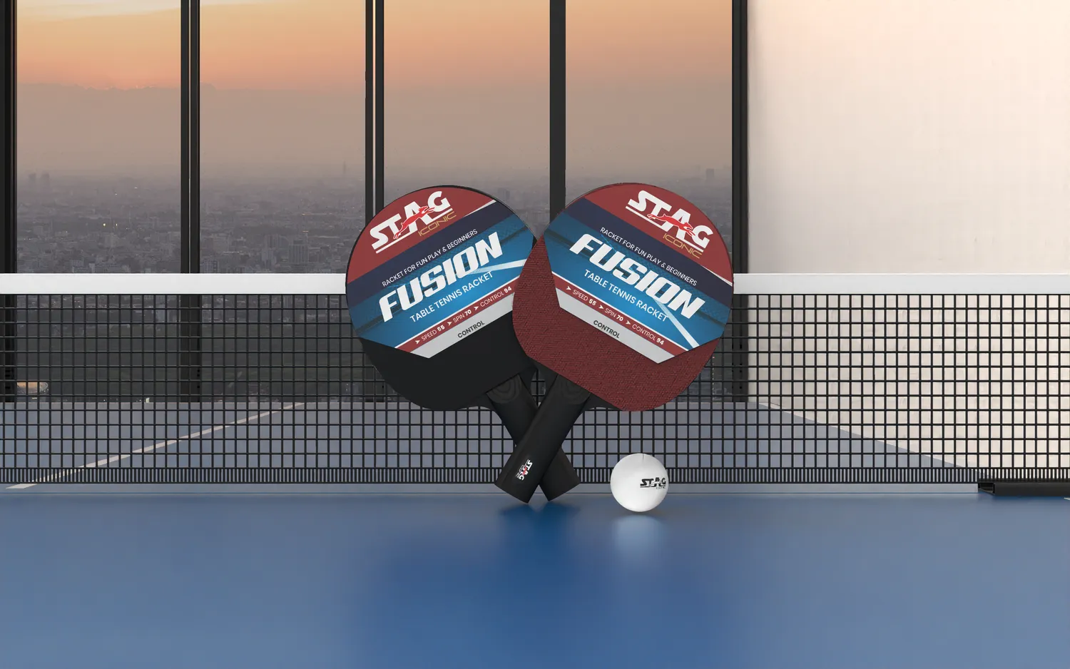 Stag Iconic Fusion Series Tischtennisschläger Kontrolle