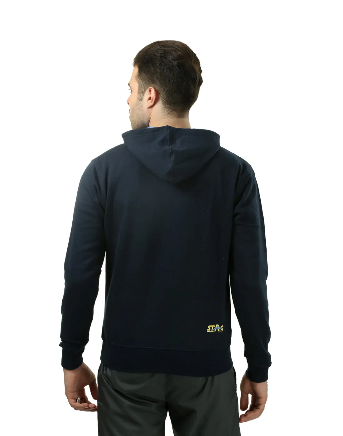 Stag Iconic Hoodie mit Kängurutasche