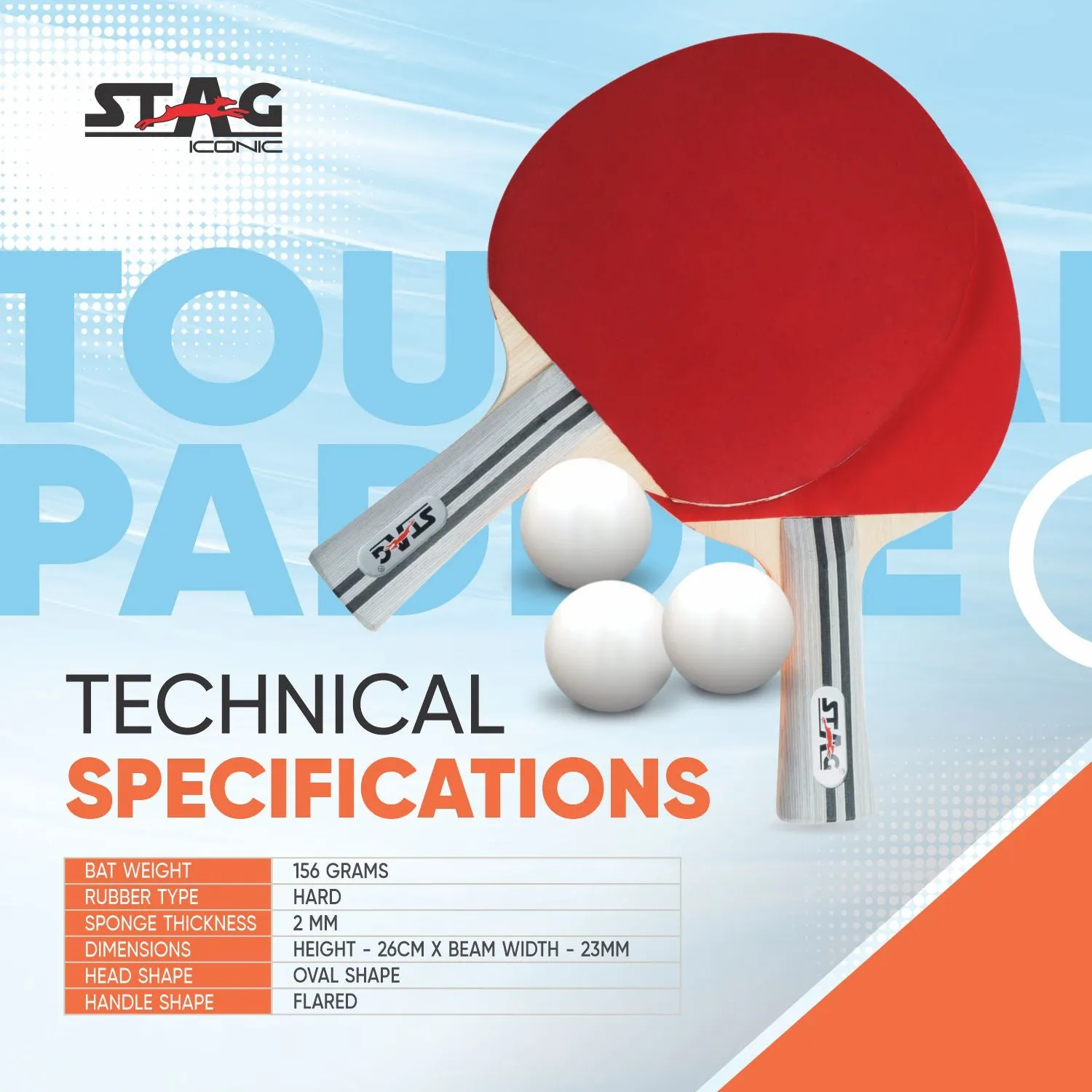 Stag Iconic Smash Tischtennis-Set