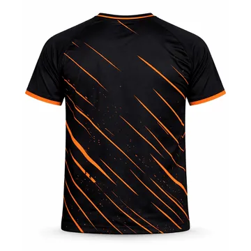 Sauer & Tröger Nightfire Trikot Schwarz-Orange Lycra