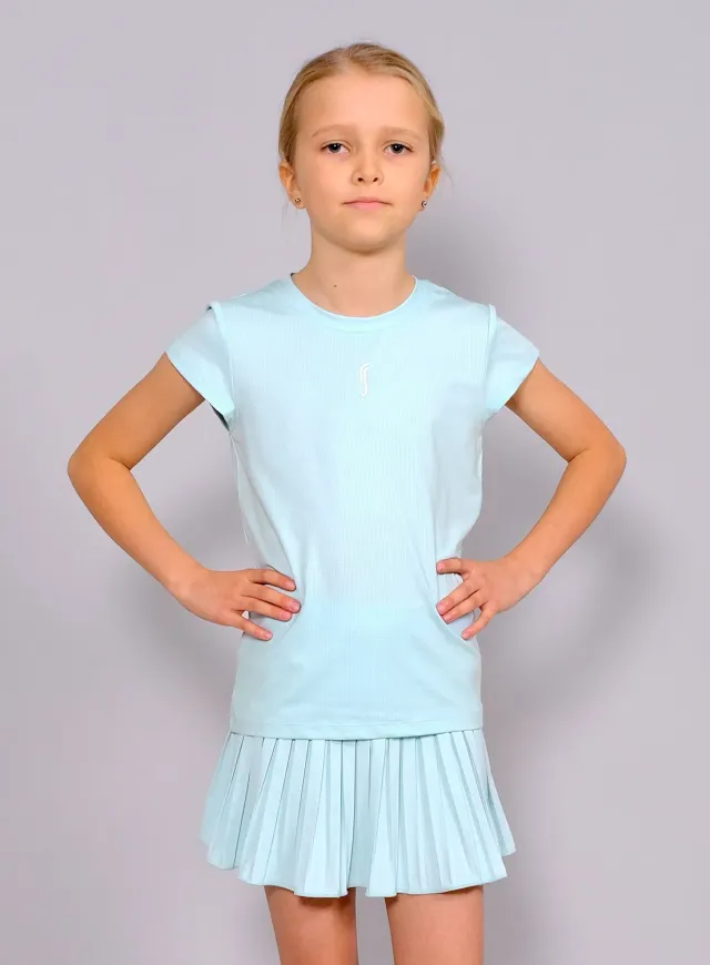 Robin Söderling Performance Mädchen-Tennistop Mesh