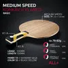 SOULSPIN MEDIUM SPEED Allround-Tischtennisholz Koto