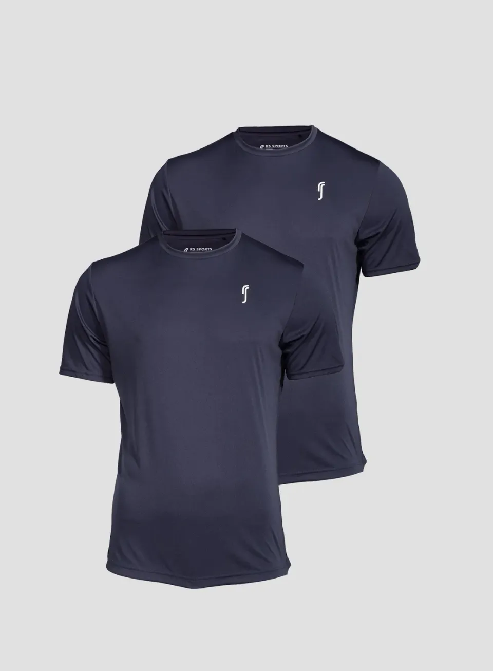 Robin Soderling Performance Tee Herren T-Shirt 2er-Pack Navy