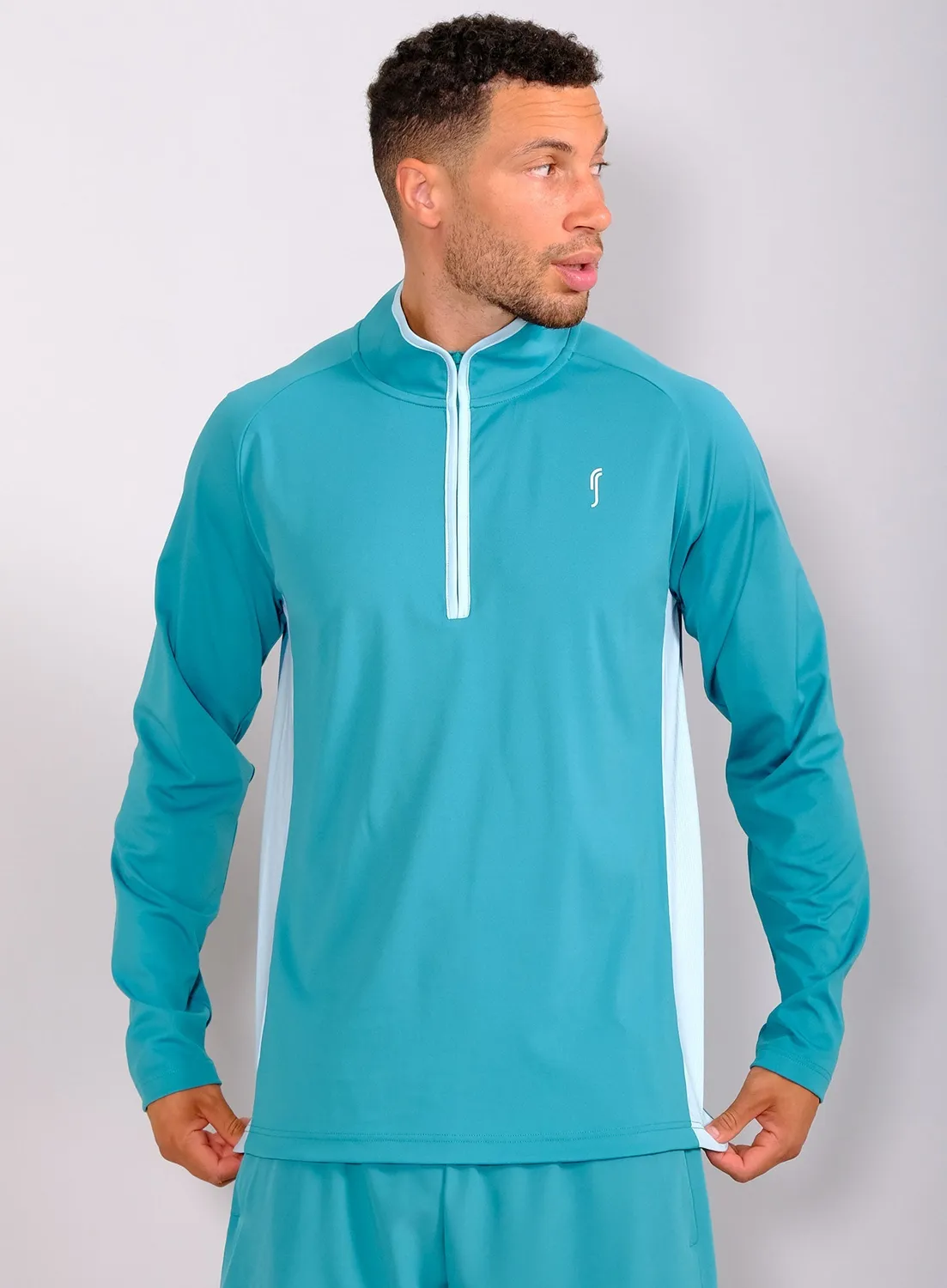 Robin Soderling National Team Half Zip Herren-Trainingsshirt