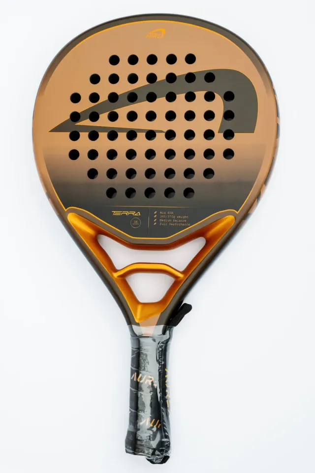 Aurex Terra 3K Carbon Padelschläger 38mm mittelhart