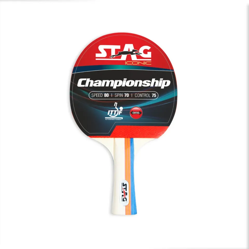 Stag Iconic Championship Tischtennisschläger 3 mm Belag