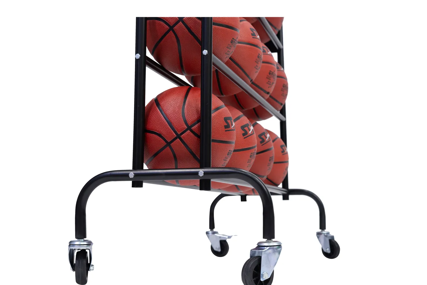 Stag Iconic Balltrolley Stahlwagen mit Rollen 16 Bälle