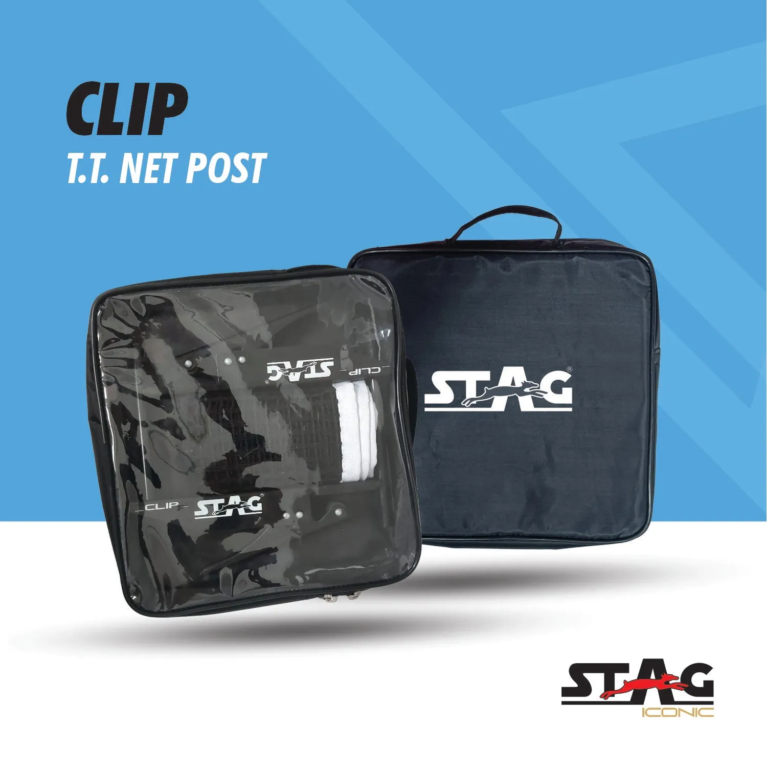 Stag Iconic Table Tennis Net & Post Set Tischtennisnetz