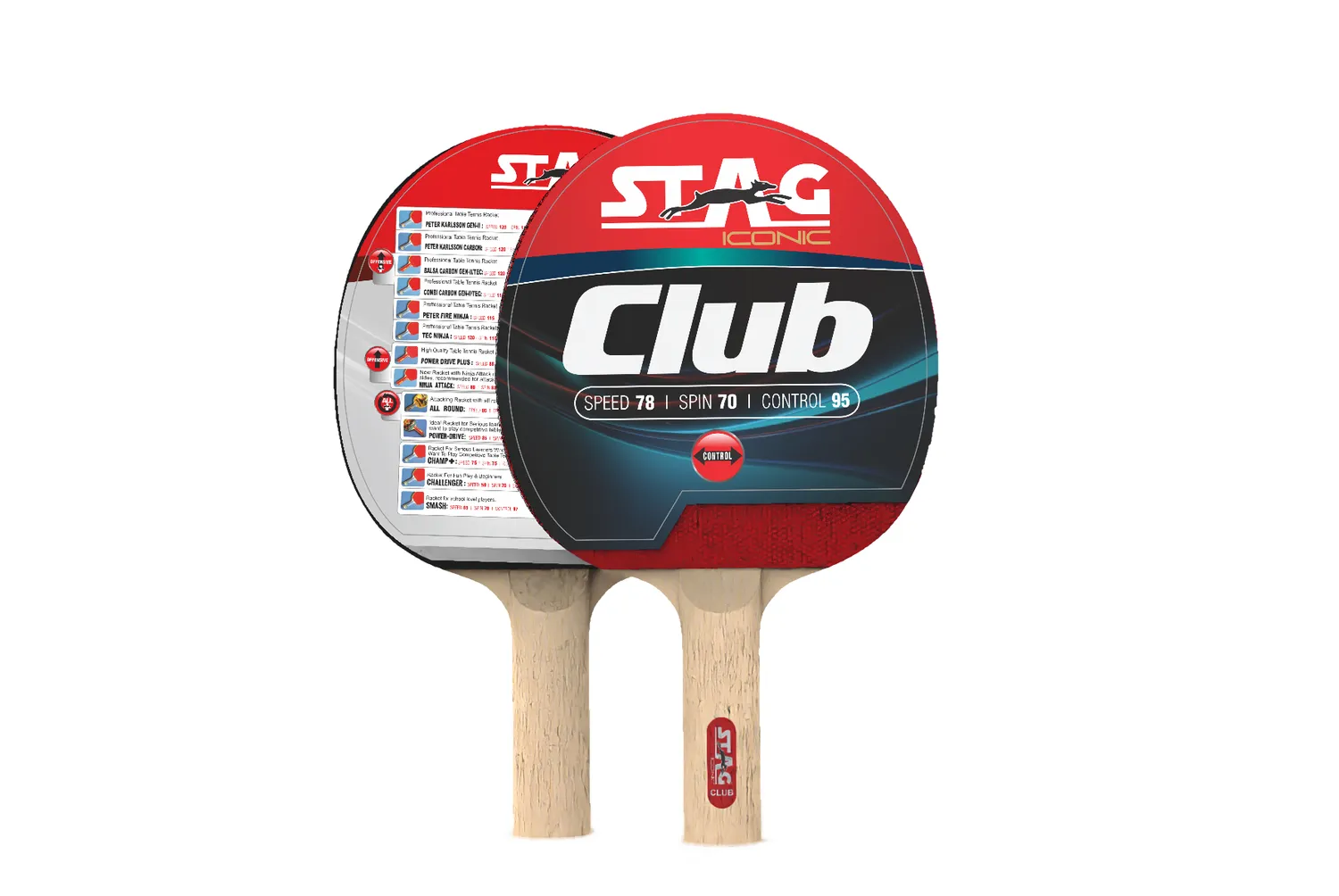 Stag Iconic Club Tischtennisschläger Allround