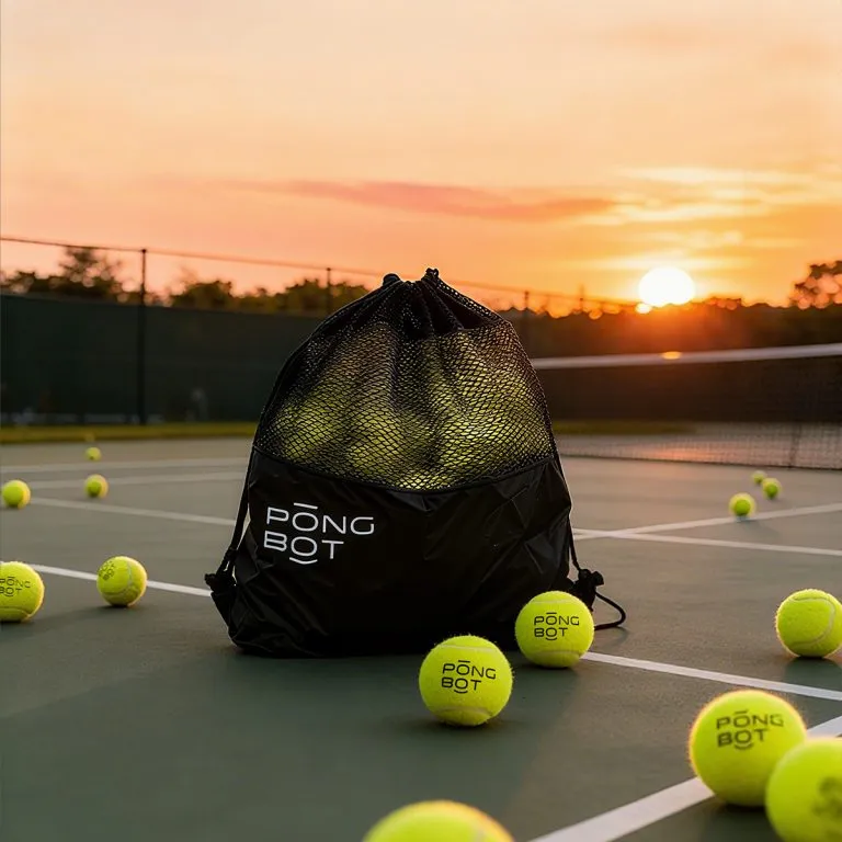 PongBot Tennisbälle drucklos langlebig