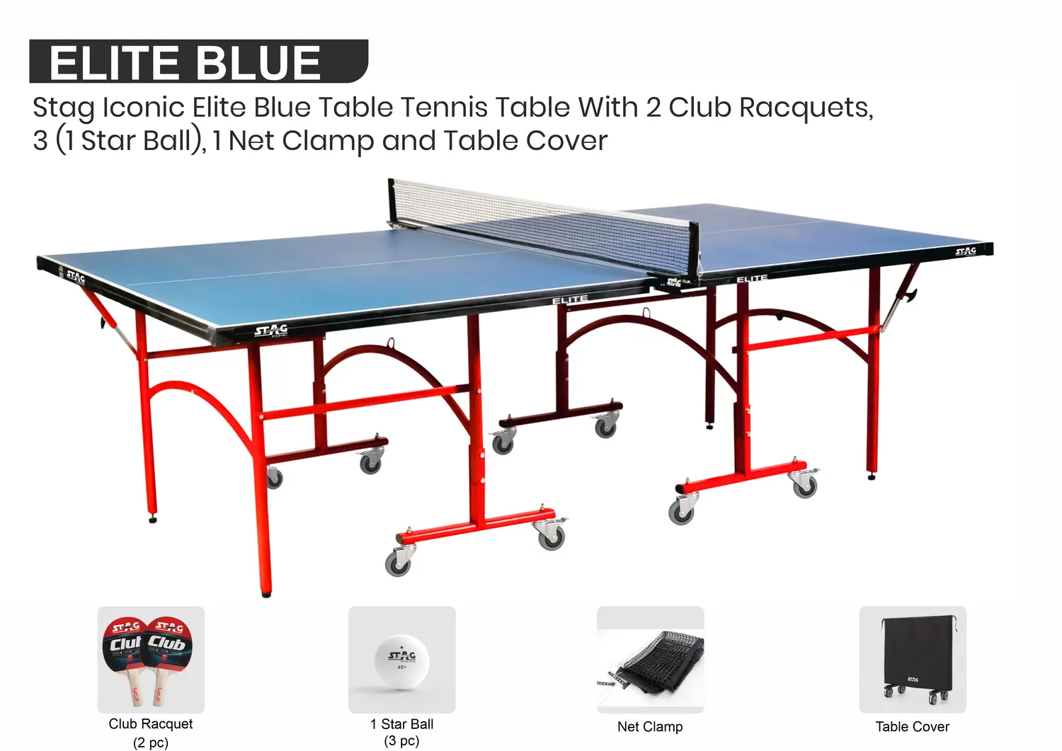 Stag Iconic Elite Series Tischtennisplatte