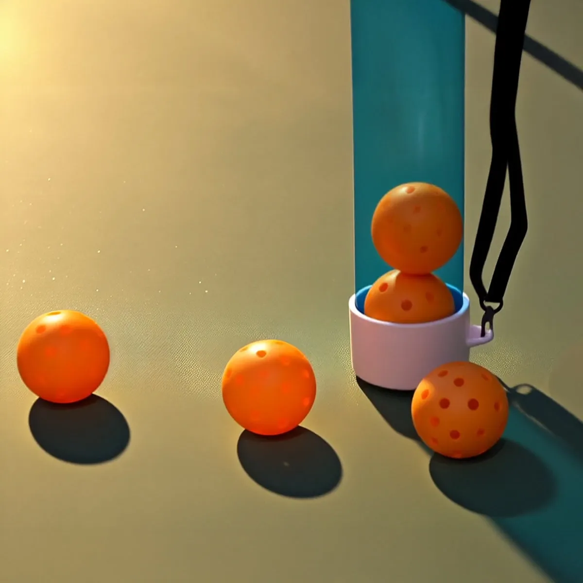 PongBot Ballsammler für 18 Bälle Tennis