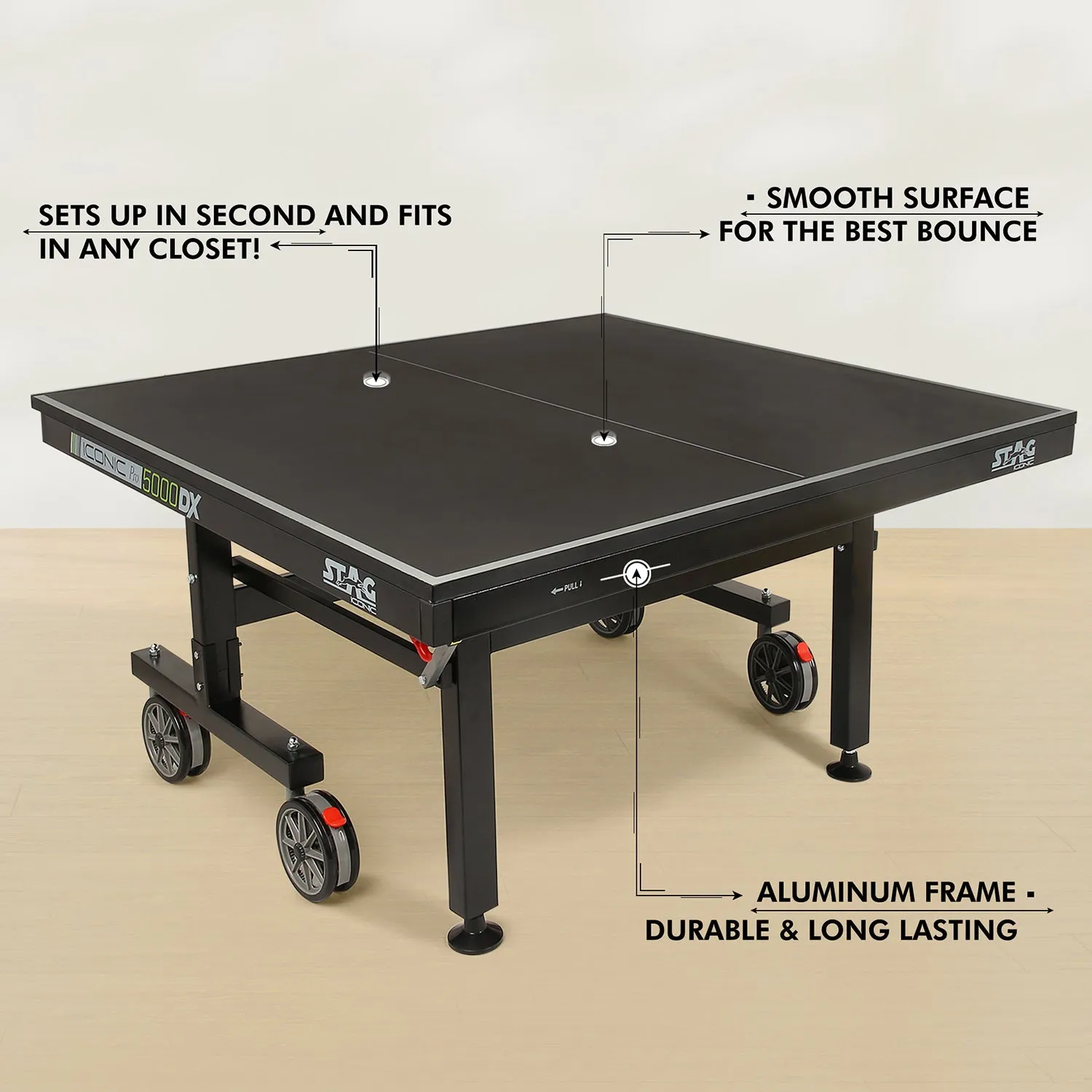 Stag Iconic 5000 DX Tischtennisplatte Indoor