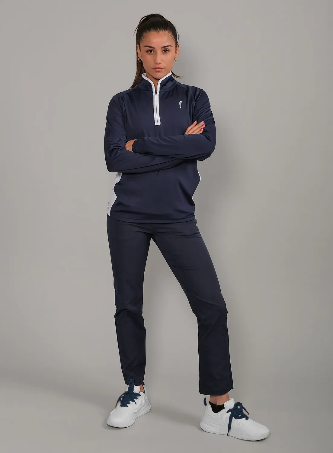 Robin Soderling National Team Half Zip Damen Pullover 4-Wege-Stretch
