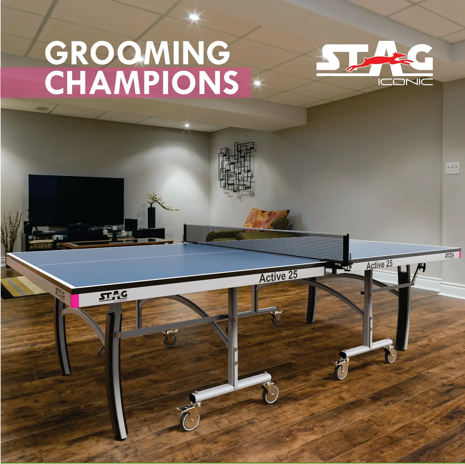 Stag Iconic Active 25 Tischtennisplatte 25mm Turnier
