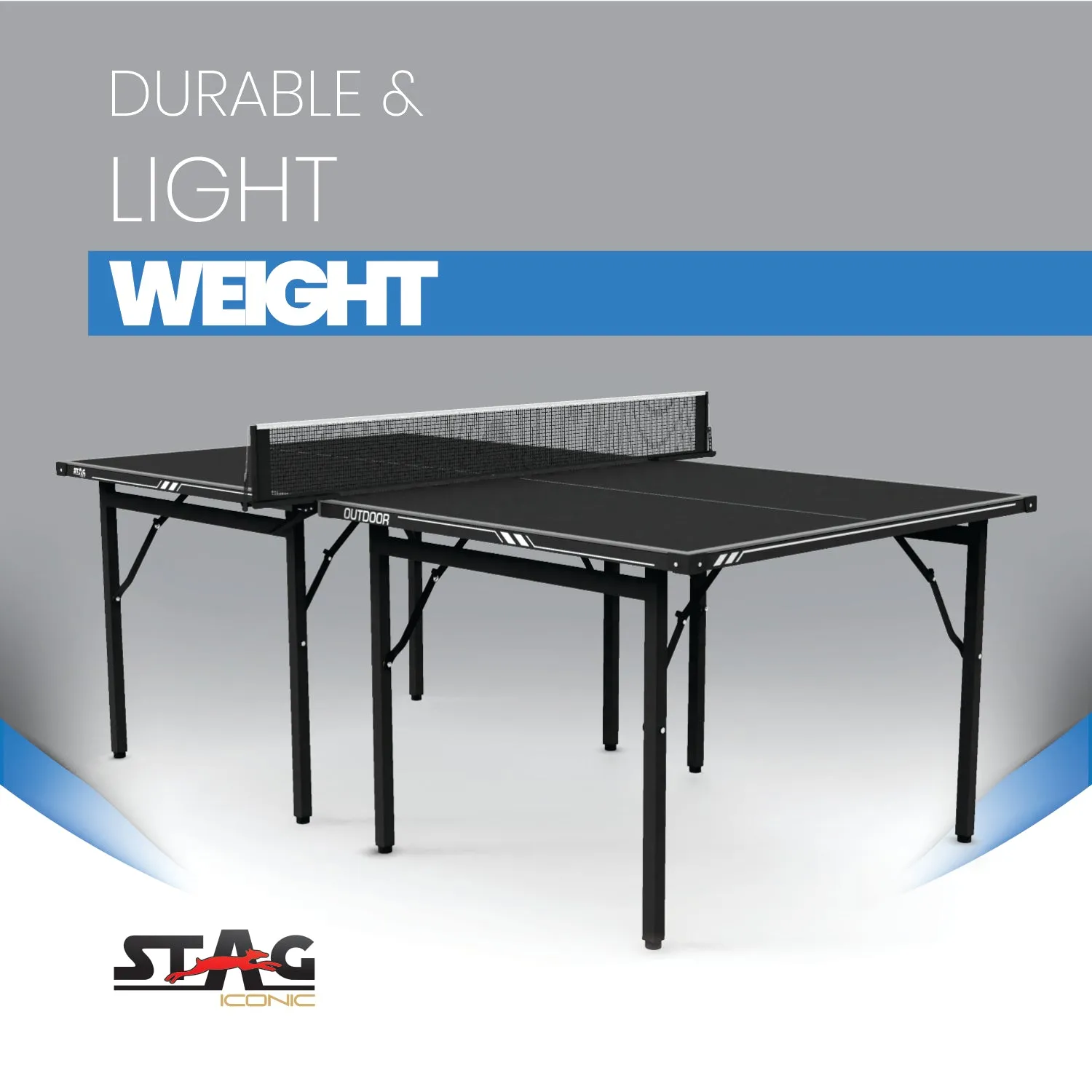 Stag Iconic Midi Series Tischtennisplatte klappbar