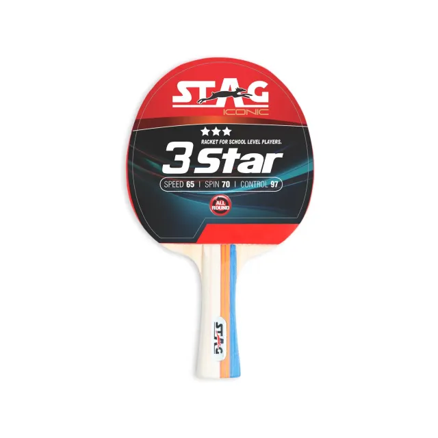 Stag 3 Star Tischtennisschläger hoher Kontrolle