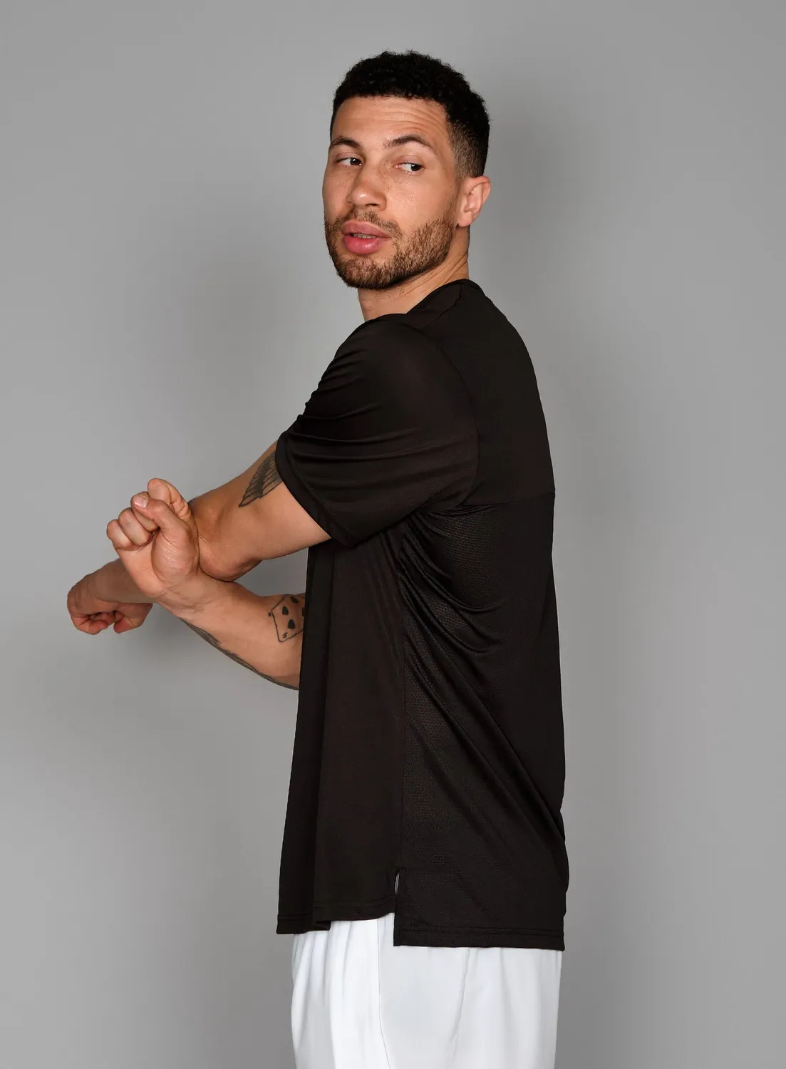 Robin Soderling Performance Tee T-Shirt 3er-Pack Schwarz atmungsaktiv