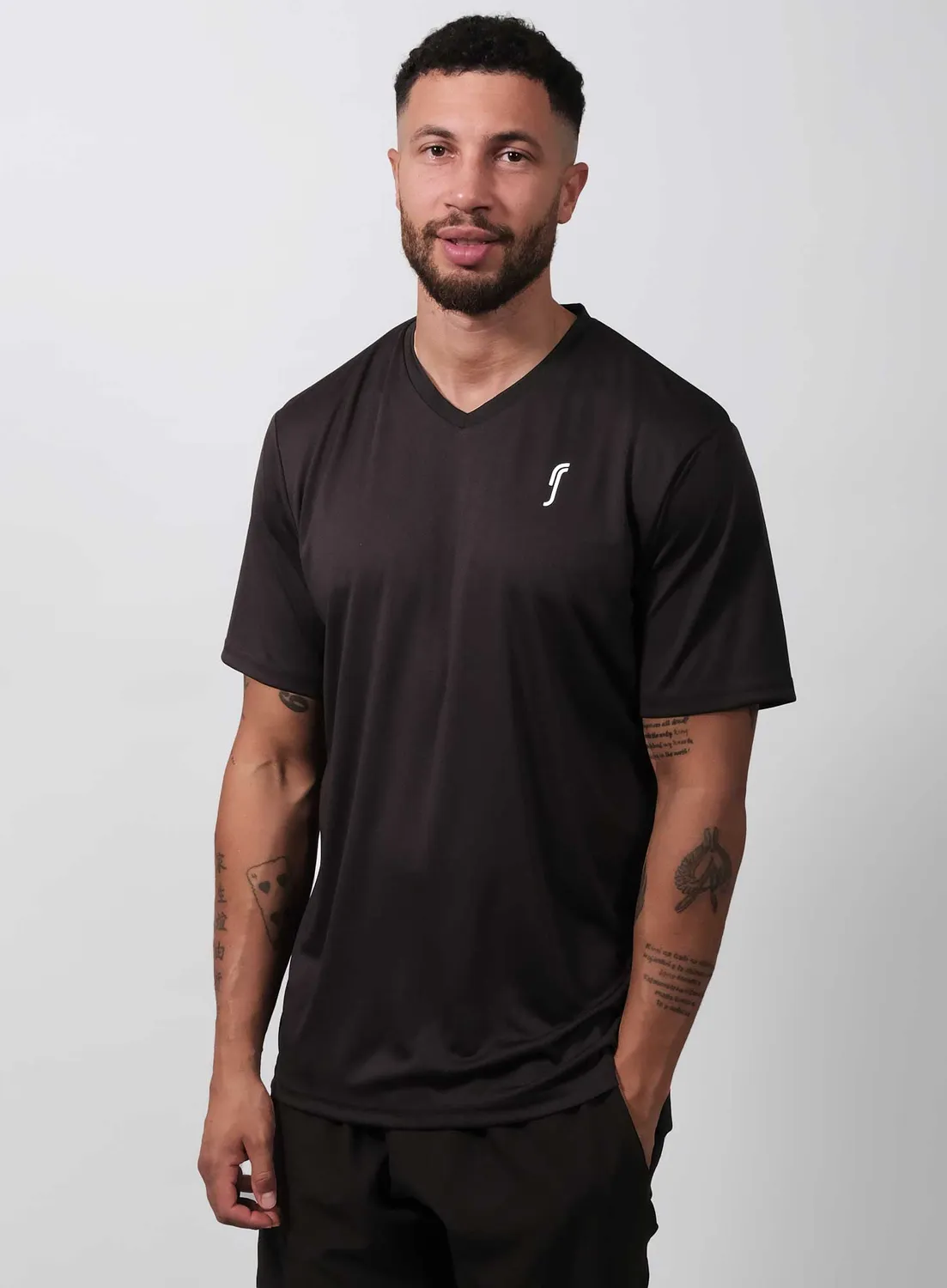 Robin Soderling Men's Performance Tee - V neck Herren-Funktionsshirt