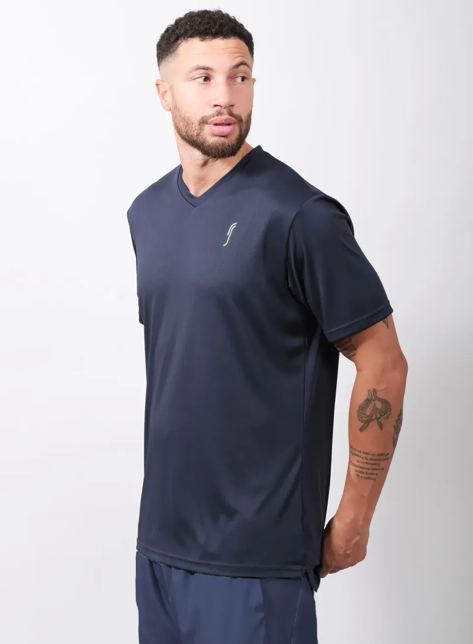 Robin Soderling Performance V-Neck Herren T-Shirt Tennis