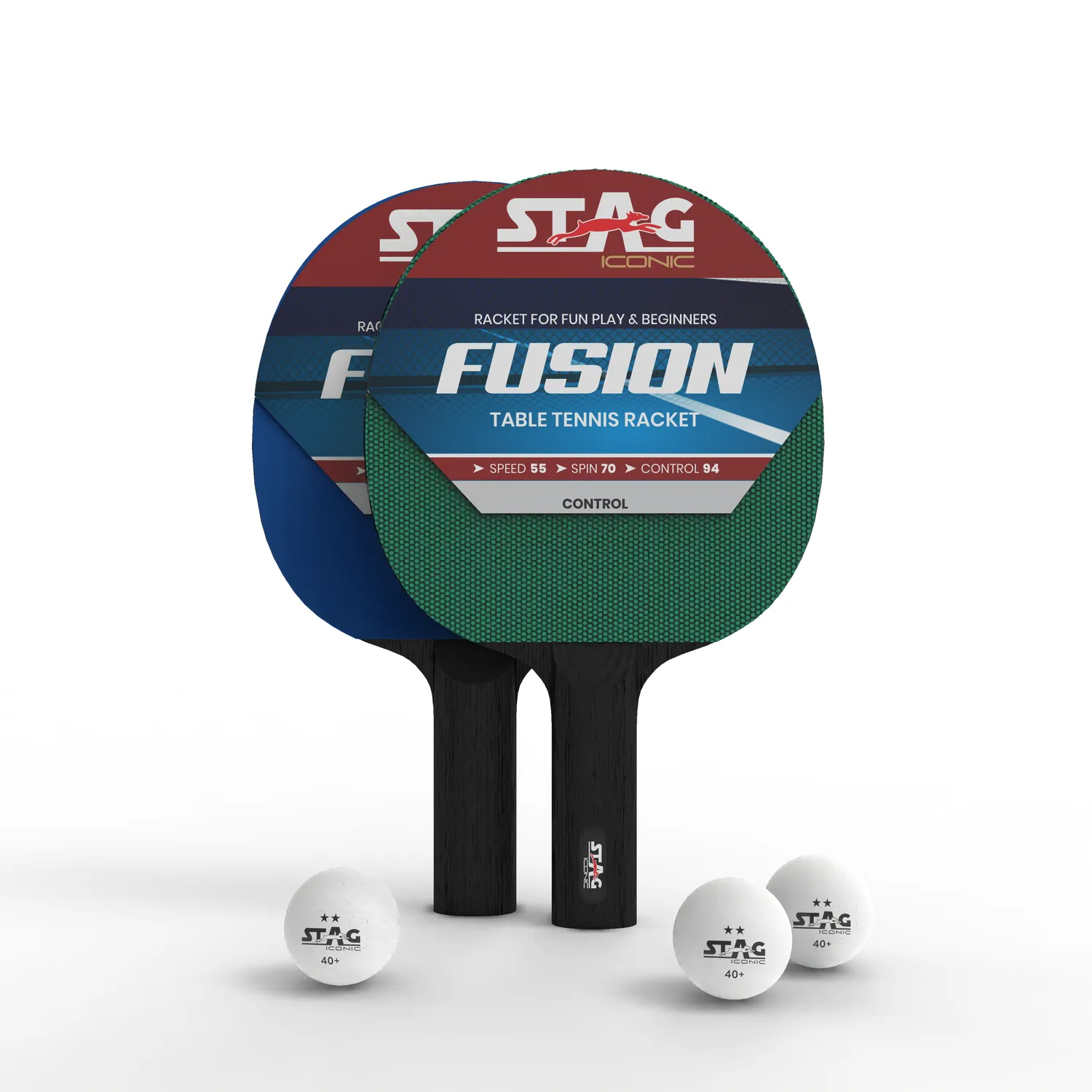 Stag Iconic Fusion Tischtennis-Set mit Hülle