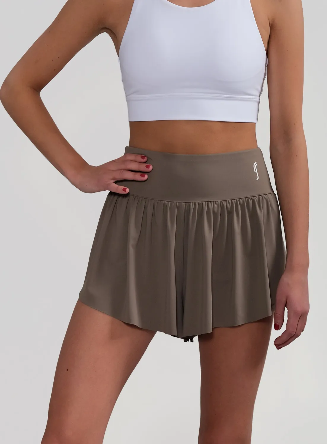 Robin Soderling Court Pleated Tennisshorts Damen 2-in-1