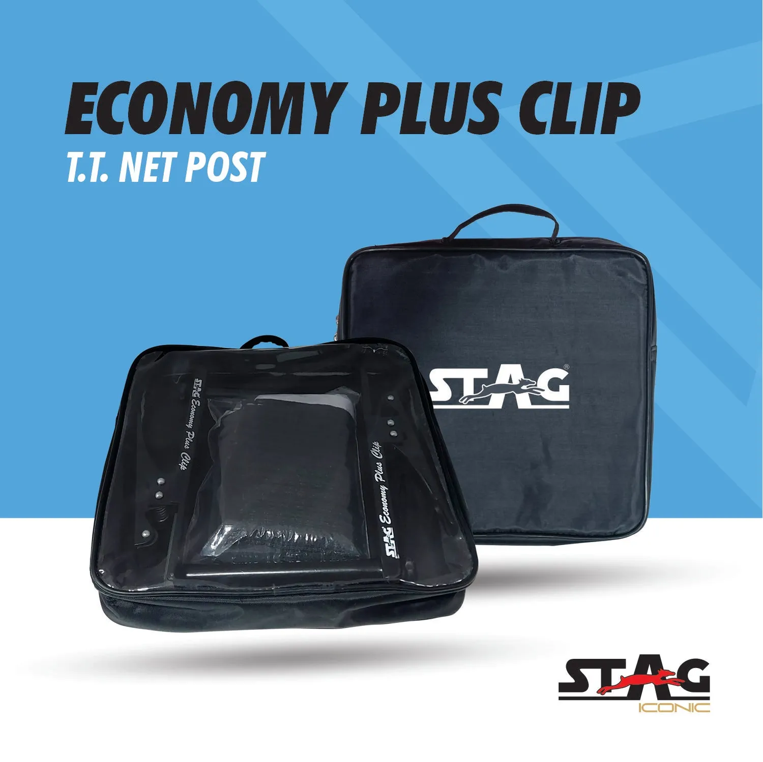 Stag Iconic Table Tennis Net & Post Set Tischtennisnetz