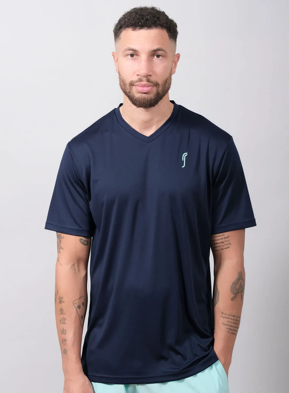 Robin Soderling Performance Tee V-Ausschnitt atmungsaktiv