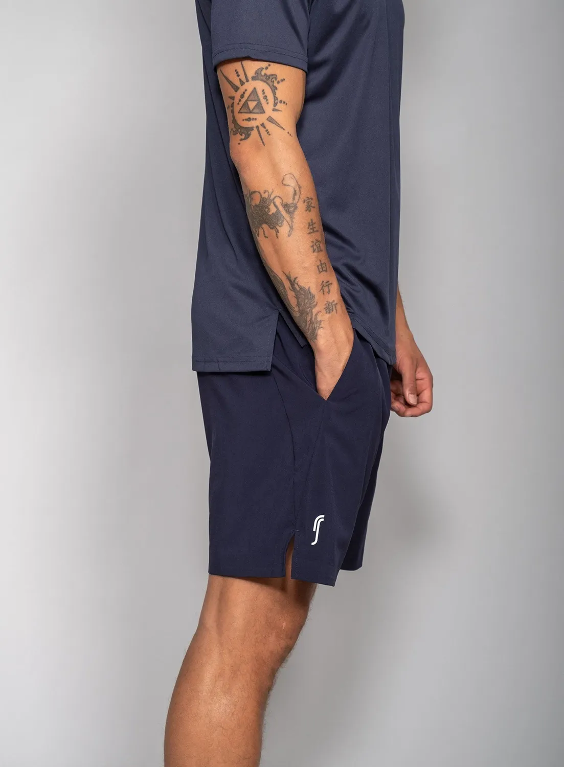 Robin Soderling Club Shorts Herren Tennisshorts mit Balltaschen