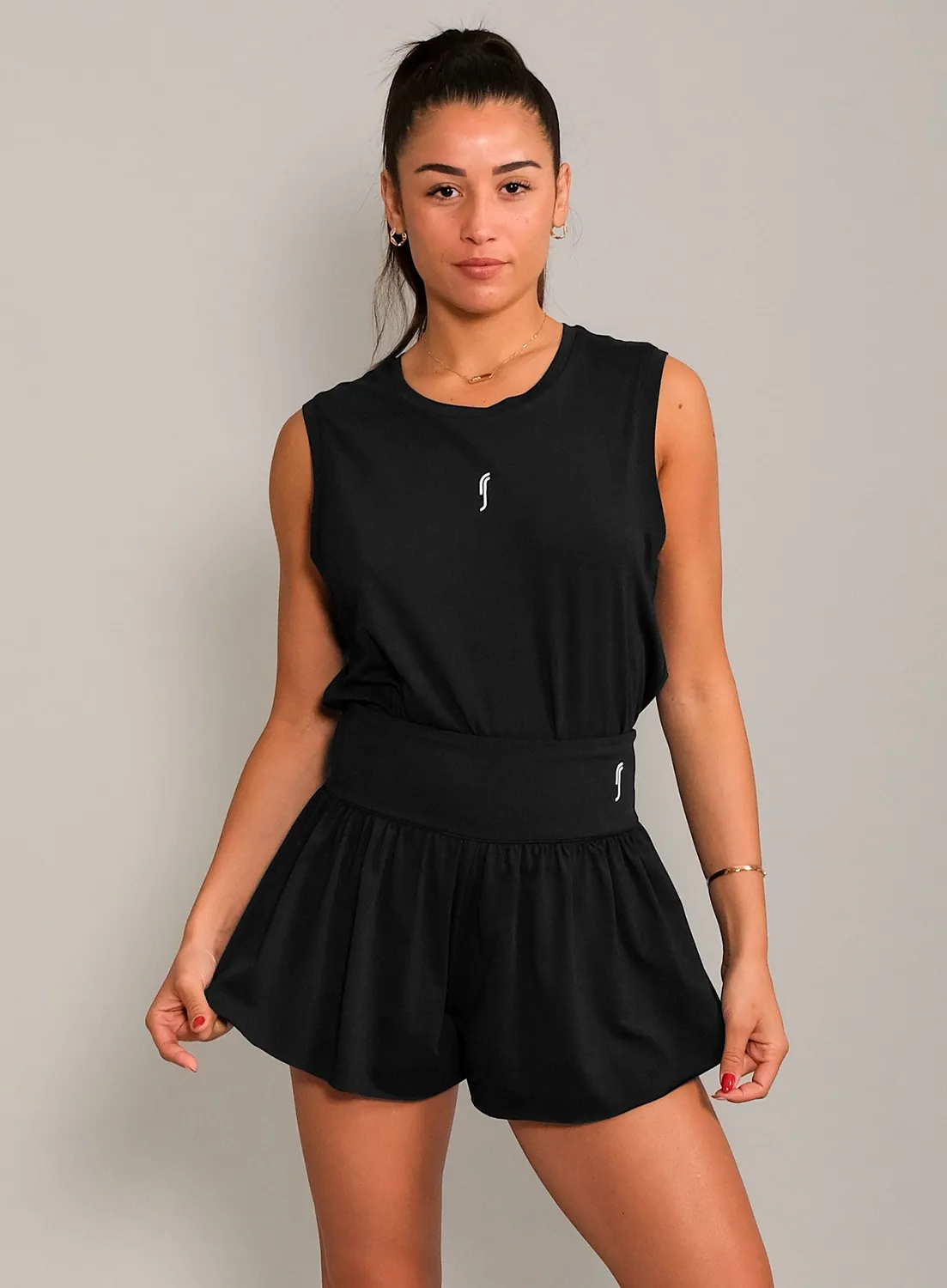 Robin Soderling Court Damen Shorts Plissee Innenshorts