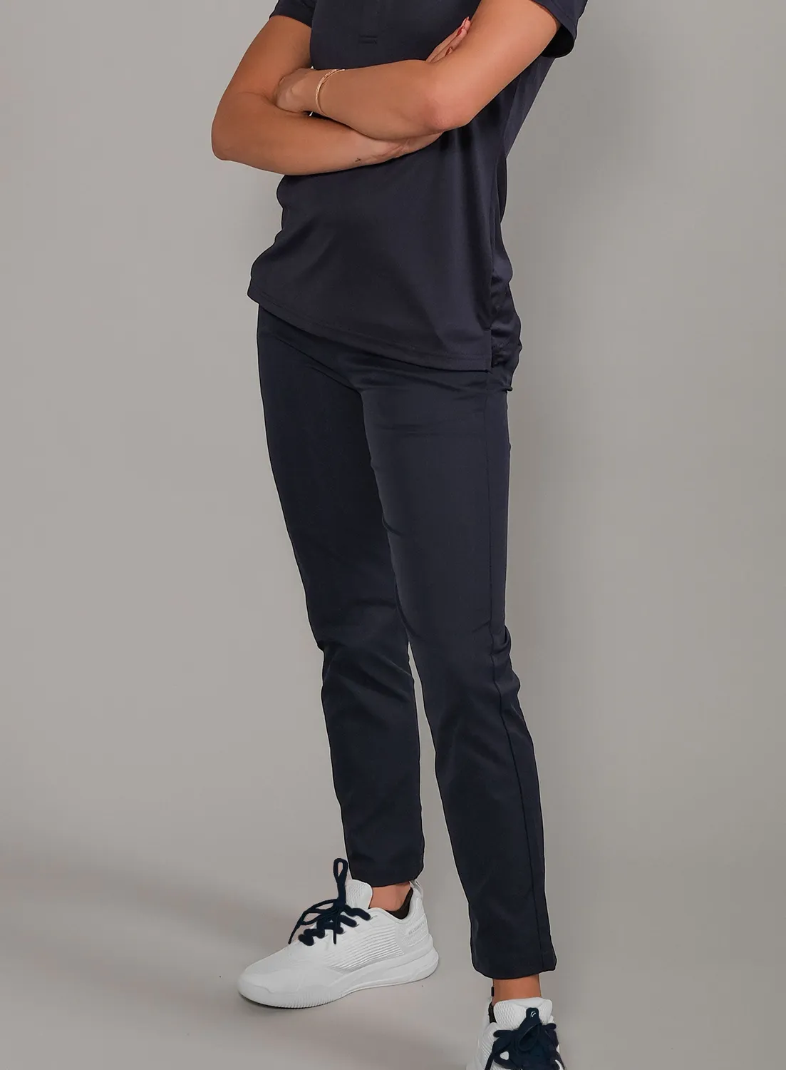 Robin Soderling National Team Golfhose Damen Navy Stretch