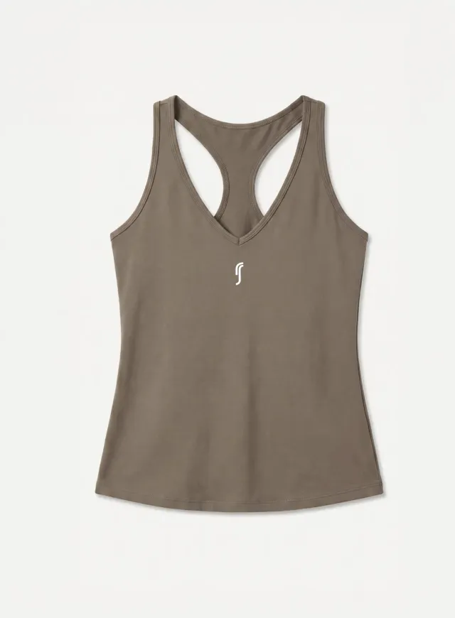 Robin Soderling Court V-Neck Top Tanktop Damen