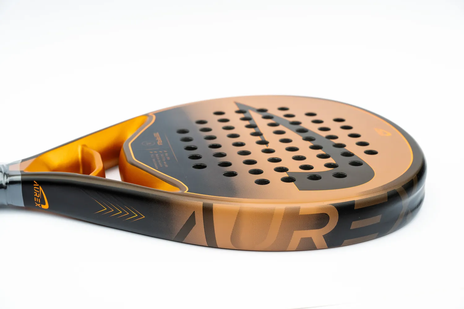 Aurex Terra 3K Carbon Padelschläger 38mm mittelhart
