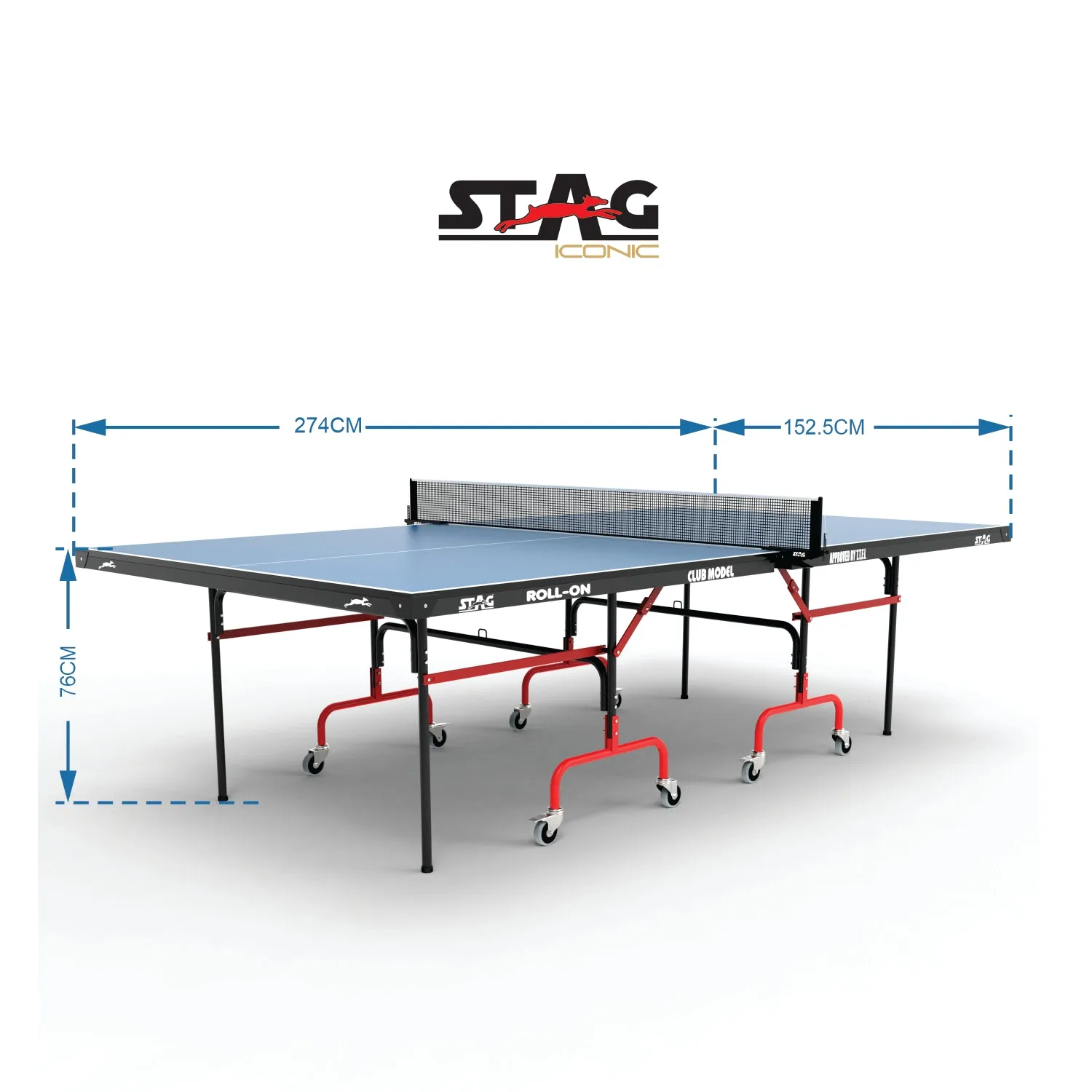 Stag Iconic Club Tischtennisplatte Holz entspiegelt